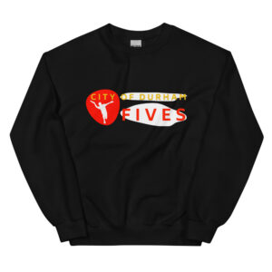 Durham Fives Black Unisex Sweatshirt